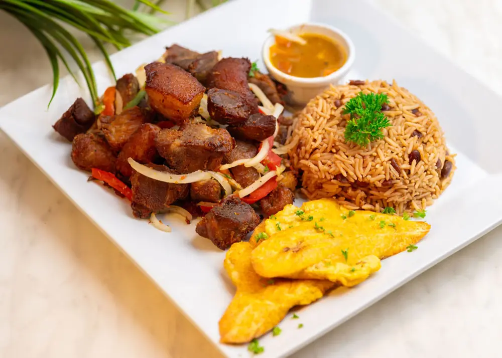 Griot with Rice & Beans